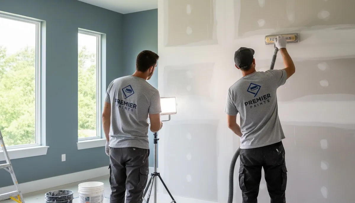 Professional drywall repair and wall restoration in Palm Springs, CA home interior