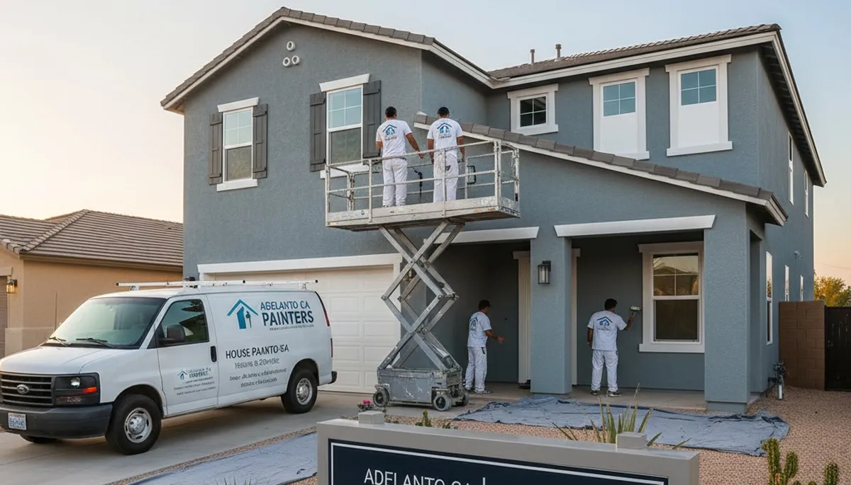 Palm Springs, CA house painting crew providing professional exterior painting services