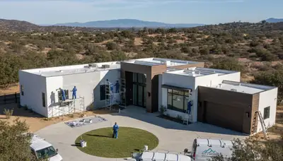 Palm Springs, CA house painting service by Painting Palm Springs CA for residential exteriors