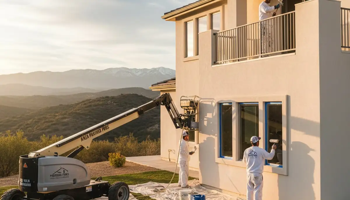 Palm Springs, CA house painting service for exterior and interior residential painting