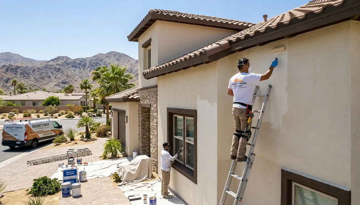 Professional house painting services for homes in Palm Springs, CA by PaintingPalmSpringsCA.com