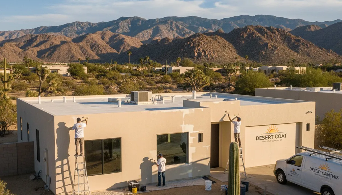 Professional house painters in Palm Springs CA providing expert exterior home painting services