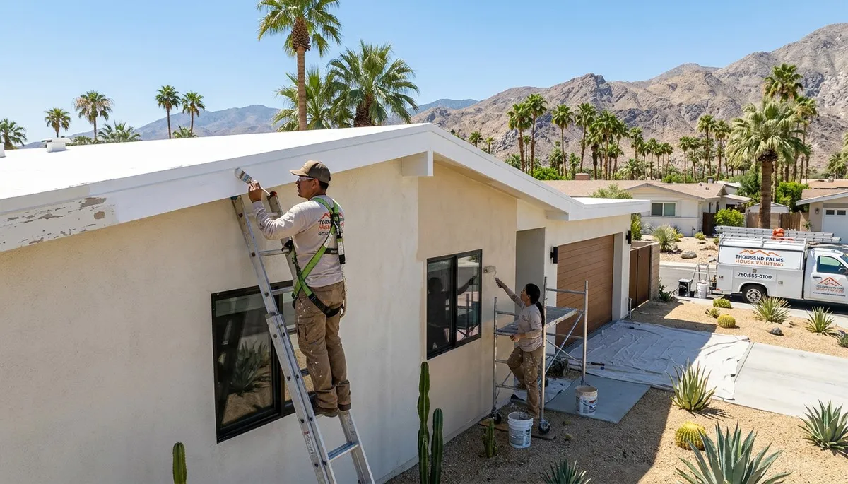 Professional house painters in Palm Springs CA providing expert exterior home painting services