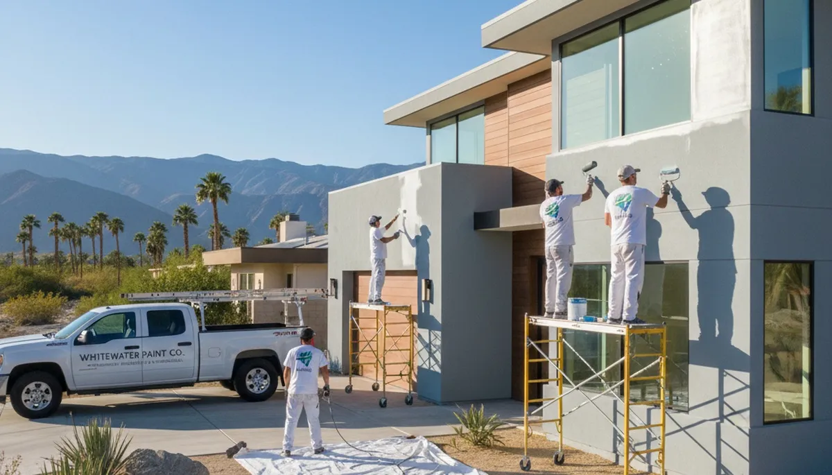 Professional house painters in Palm Springs, CA providing expert exterior home painting services