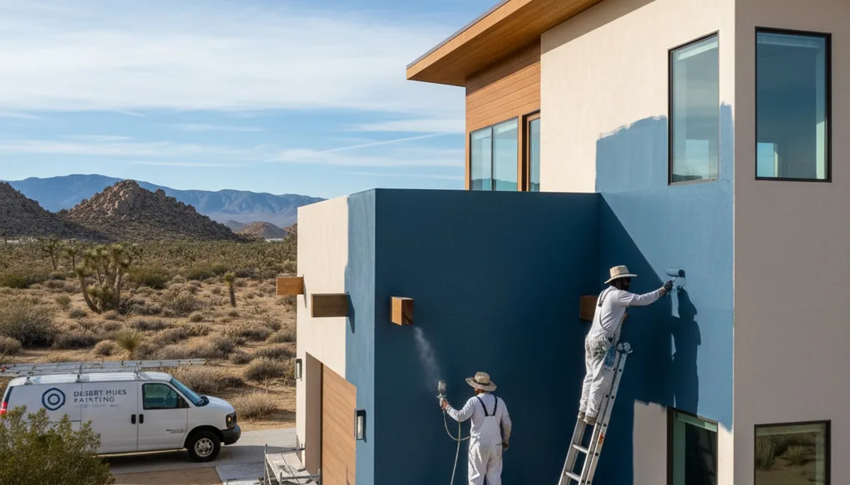 House painting services in Palm Springs, CA for residential exterior and interior projects