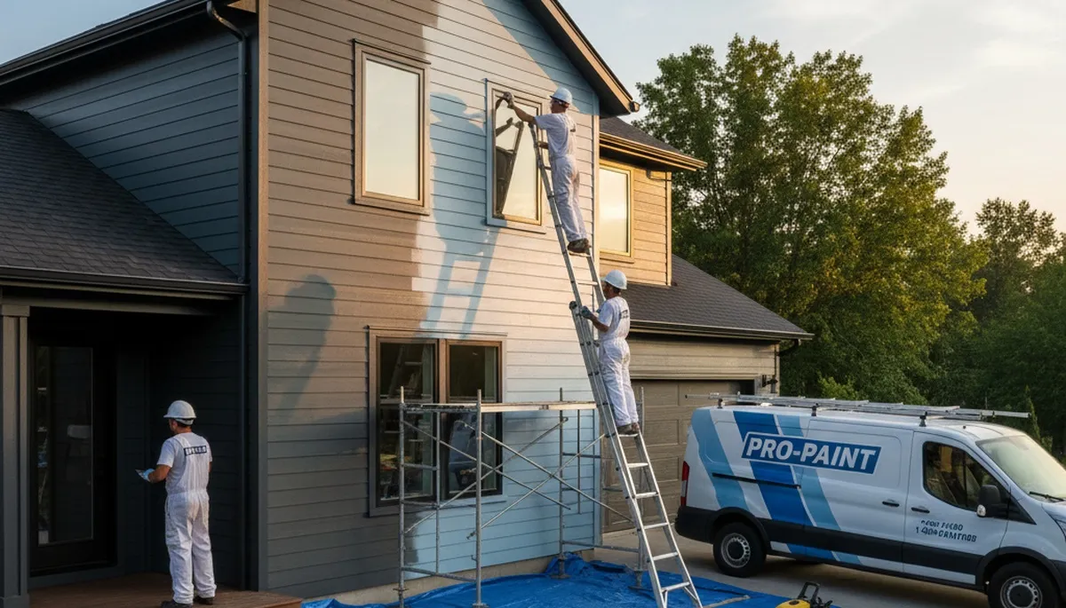 Professional siding painting for desert homes in Palm Springs, CA by local exterior paint experts